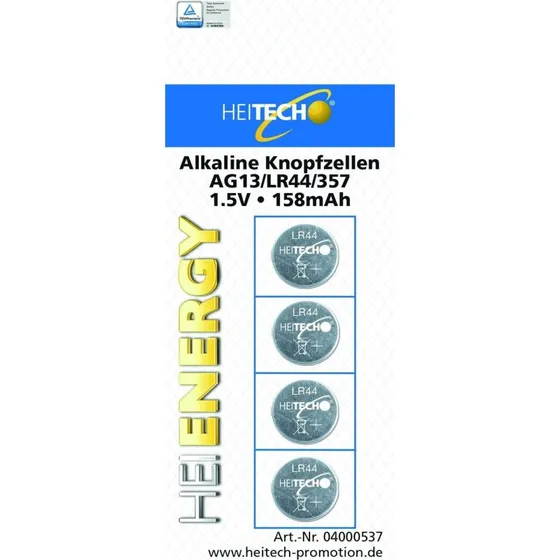 Duracell 4er Pack AG13/LR44/357 1,5V Knopfzellen