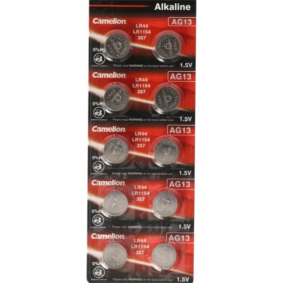 AccuCell AG13/LR44 10er Pack Alkaline-Batterien