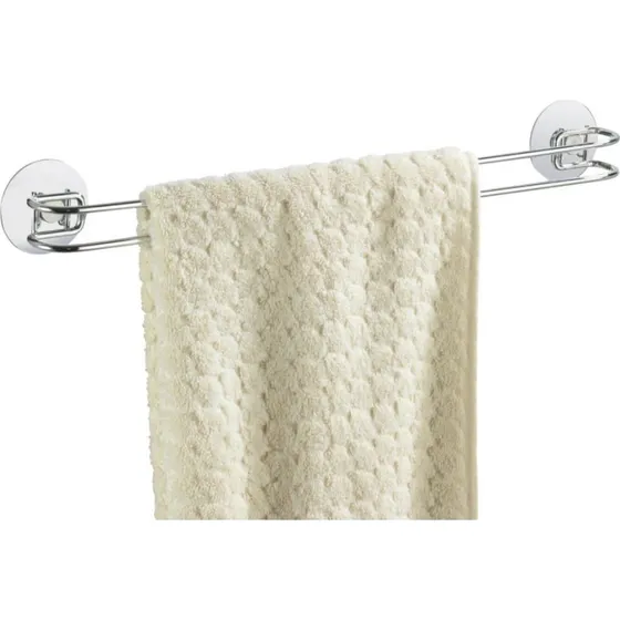 WENKO Turbo-Loc® Handtuchstange Stahl, beige