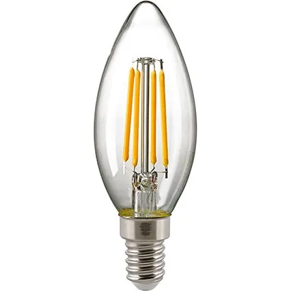 Sigor LED Filament Kerze E14 5W 2700K warmweiß dimmbar