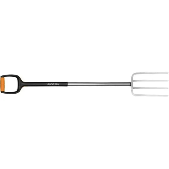 Fiskars Xact Spatengabel L, 180 mm Breite, 120 cm Länge