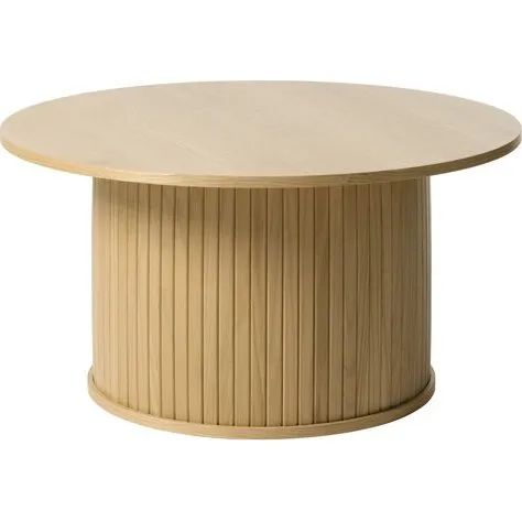 Unique Nola Couchtisch Ø90 cm aus Eichenholzfurnier