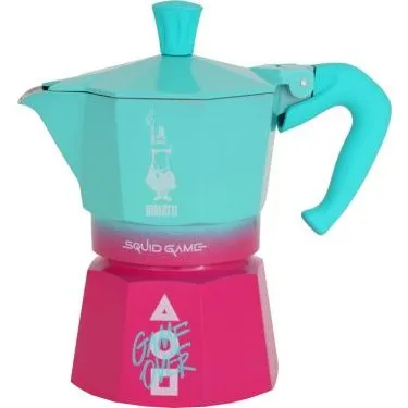 Bialetti Moka Express Squid Game 3-Tassen-Edition