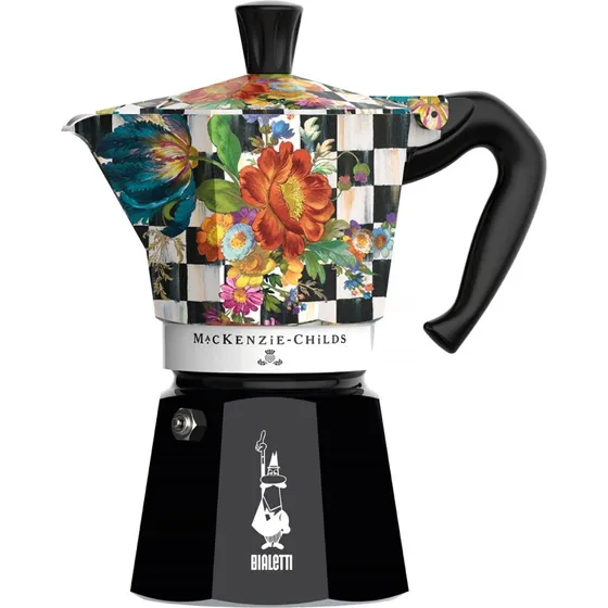 Bialetti MacKenzie-Childs Moka Express 3 Tassen