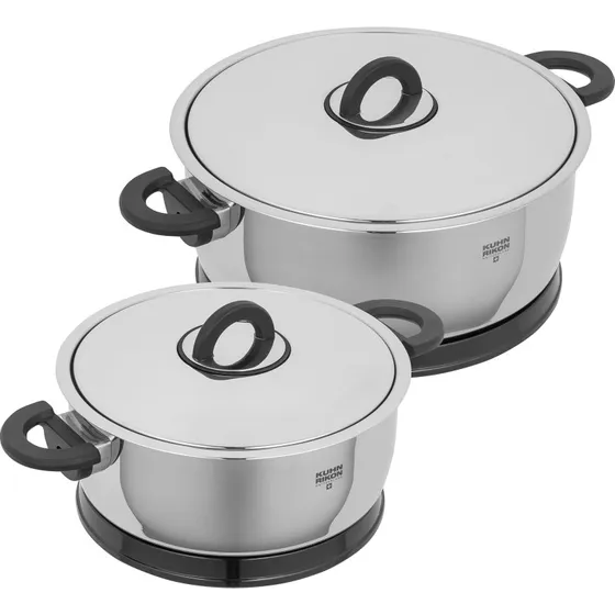 KUHN RIKON DUROTHERM PRO BLACK Thermo-Kochtopf-Set 2+3 Liter