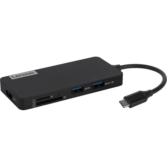Lenovo USB-C 7-in-1 Hub schwarz