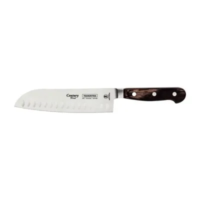 CENTURY WOOD Santokumesser 18 cm Braun