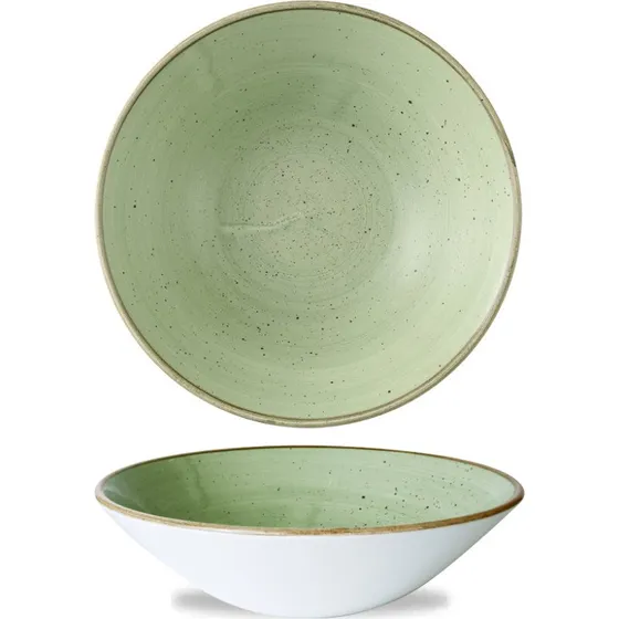 Churchill Stonecast Tiefe Coupe Schale 22,2 cm Sage Green