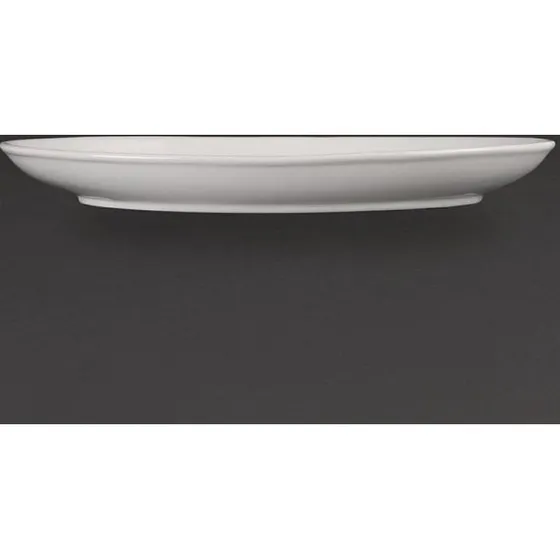 Olympia Whiteware tiefe ovale Schalen 36,5 cm, 2 Stück
