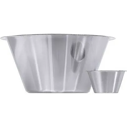 Contacto Schüssel konisch 14 l Edelstahl 18/10