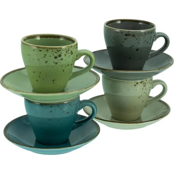 CreaTable Nature Collection 8-teiliges Espresso Set