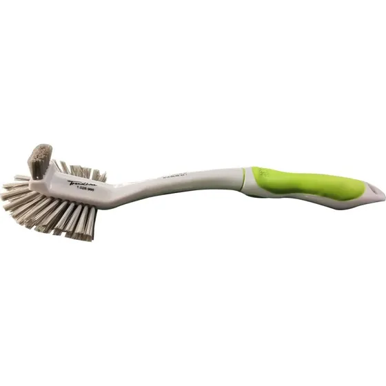 Trendline Spülbürste oval, 32 cm, Softgriff, weiß