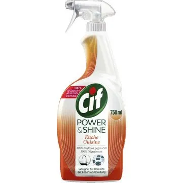 Cif Power & Shine Kche 750ml mit Sprhflasche