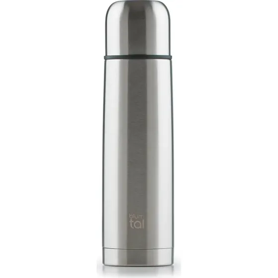 Blumtal Thermosflasche 500ml Edelstahl silber