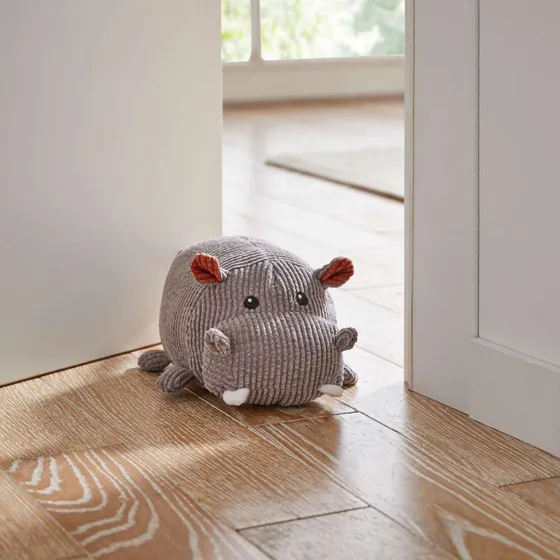 Hippo Trriegel 11 cm, Sandgefllt, Beige