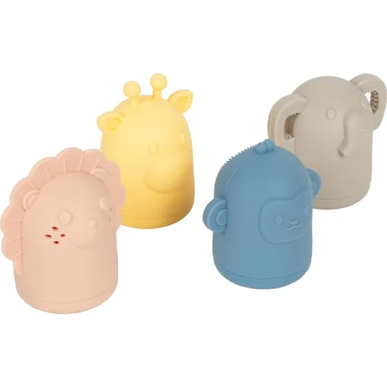 small foot Silikon Badespielzeug Set 4-teilig