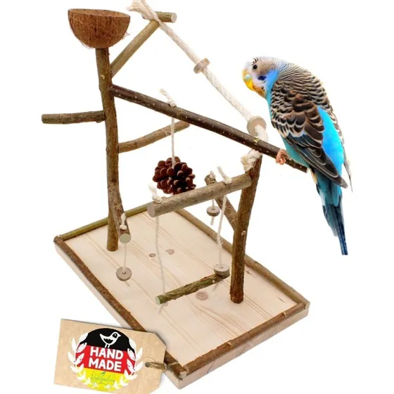 XL-Erlebnispark Vogelspielplatz fr Wellensittiche & Nymphensittiche