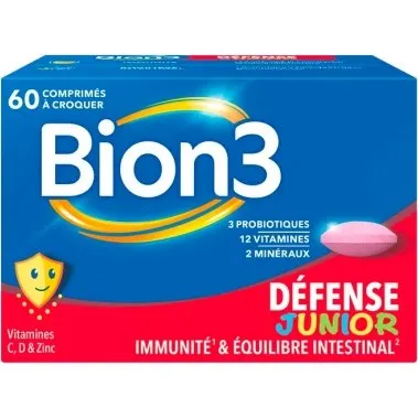 Bion 3 Defense Junior 60 Kautabletten Himbeere