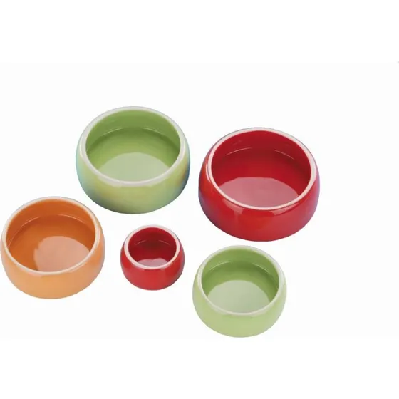 Nobby Keramik Futtertrog 250 ml grün für Hunde