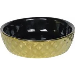 Nobby Keramikschale Gold 0,25 l, 14 x 4 cm