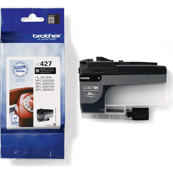 Brother LC427BK Tintenpatrone Schwarz (3.000 Seiten)