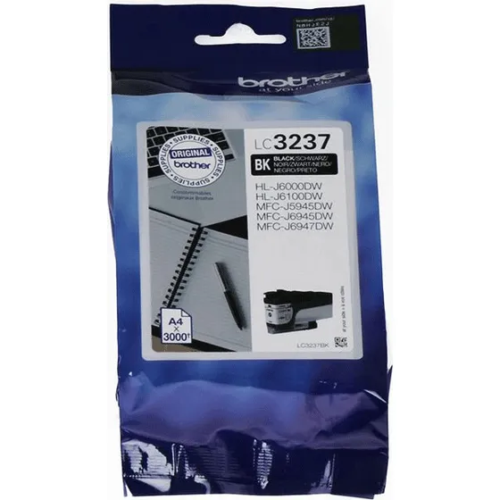Brother LC-3237BK Tintenpatrone Schwarz (ca. 3.000 Seiten)
