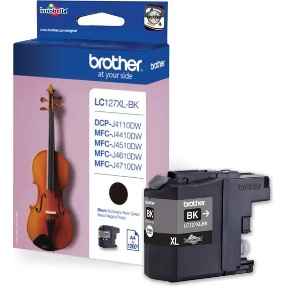 Brother LC127XLBK Tintenpatrone Schwarz XL