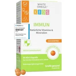 WHITE OMEGA Kids Immun 90 St Weichkapseln