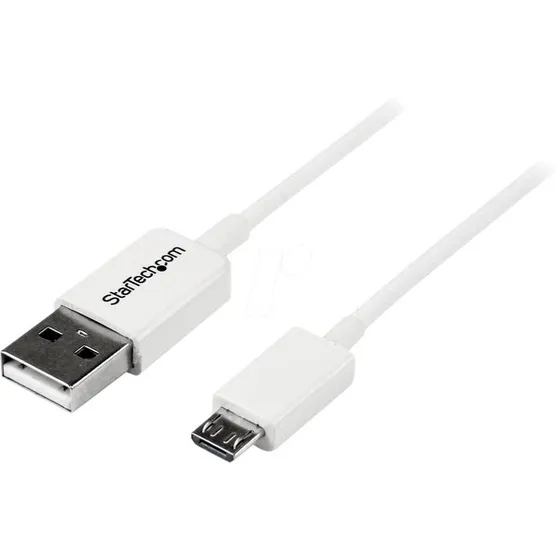 StarTech.com 1m USB 2.0 A zu Micro USB B Kabel weiß