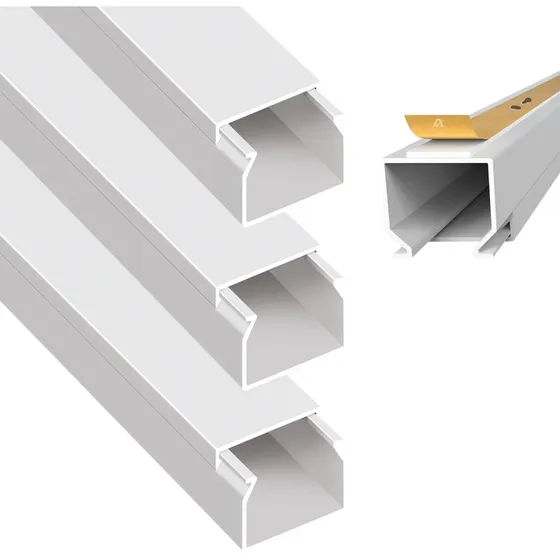 ARLI Kabelkanal selbstklebend 25x25 mm weiß 4m