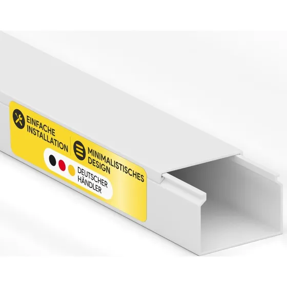 KosmosProfil Kabelkanal 2m weiß PVC