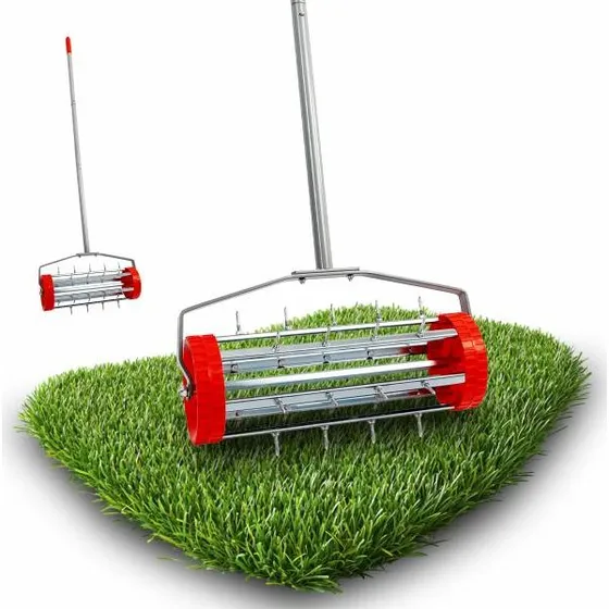 Grafner® Rasenlüfter Walze 44 cm Vertikutierer