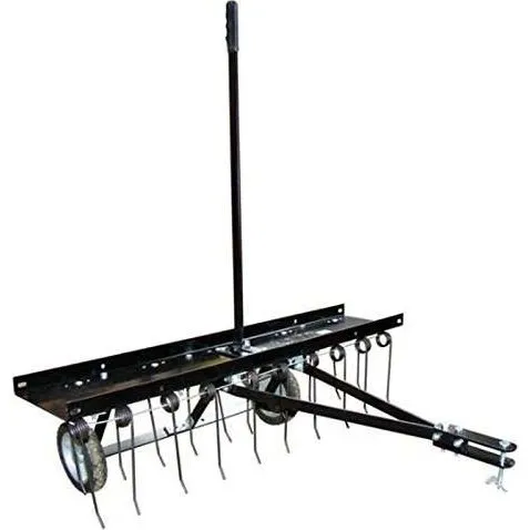 Rasenlfter Mooskratzer mit 20 Haken, 100 cm Arbeitsbreite