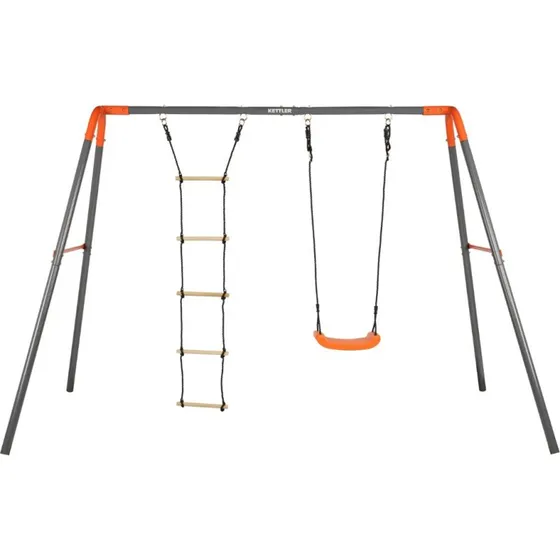 KETTLER Doppelschaukel COMBI Grau/Orange