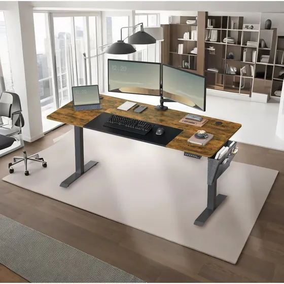 SONGMICS Höhenverstellbarer Schreibtisch | SONGMICS HOME