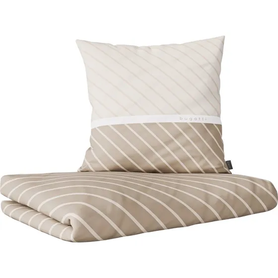 IBENA Bettwäsche BUGATTI Beige 155x220 cm