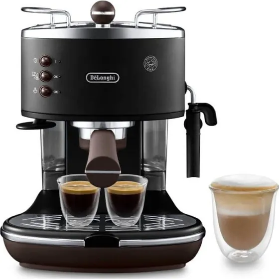 De'Longhi Icona Vintage ECOV311.BK, Schwarz