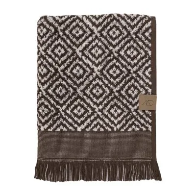 Mette Ditmer Gästehandtuch Morocco Chocolate/Off-White (35x55 cm, 2er-Set)
