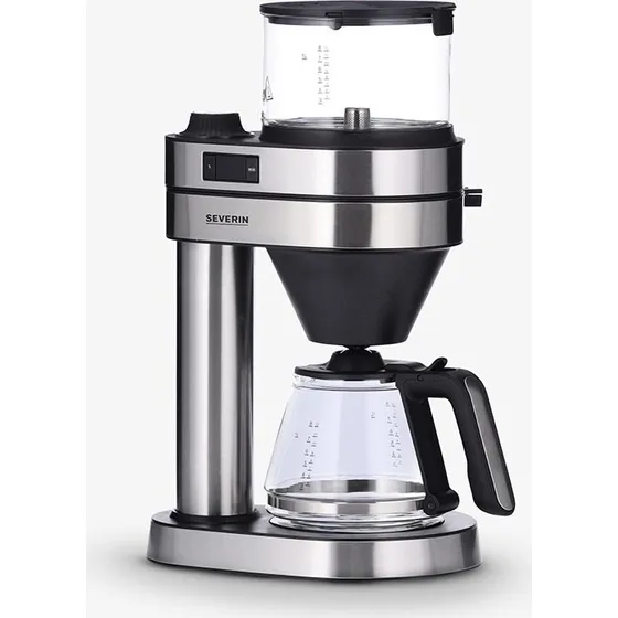 Severin Caprice KA 5762 Filterkaffeemaschine, Edelstahl/Schwarz, 8 Tassen