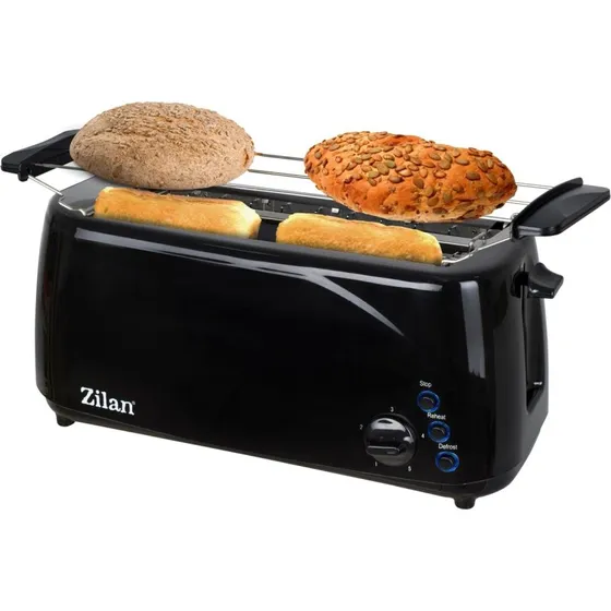 Zilan ZLN-2713 Toaster 4-Scheiben Schwarz
