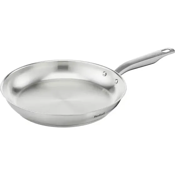 Tefal Virtuoso E49206 Edelstahl-Pfanne 28 cm unbeschichtet