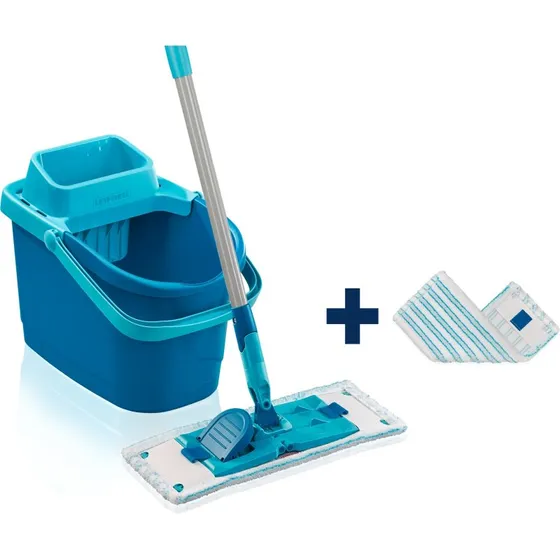 Leifheit POWER CLEAN M Set mit 2x Micro Duo Wischbezügen