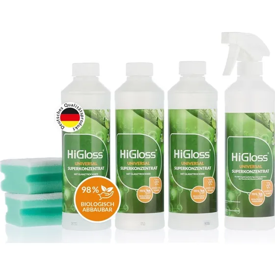 HiGloss Allzweckreiniger Universal Superkonzentrat Set