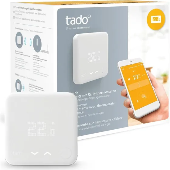 tado° Smart-Thermostat V3+ (kabelgebunden, ohne Bridge)