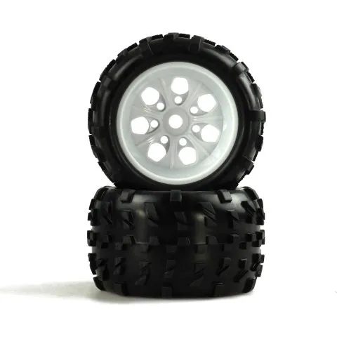 Amewi Monstertruck Kompletträder 1:8, weiß, 17mm
