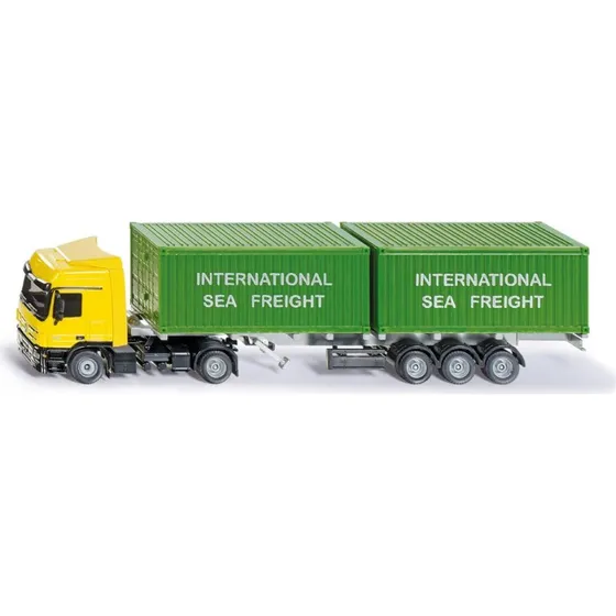 Siku Mercedes-Benz Actros LKW mit Containern 1:50