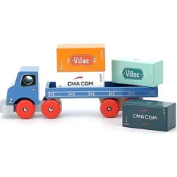 Vilac Vilacity Container-LKW mit Anhänger