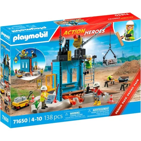 PLAYMOBIL® 71650 Action Heroes Baustelle