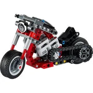 LEGO Technic Chopper 42132 Motorrad, 163 Teile, Schwarz