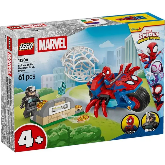 LEGO® Marvel Spidey auf Motorrad vs. Rhino (11206)